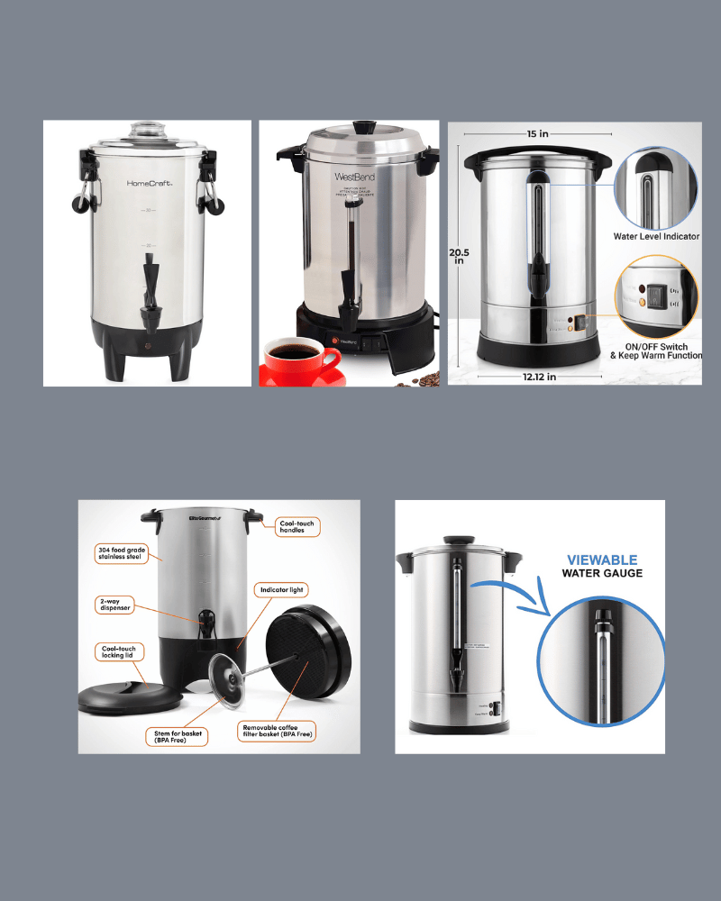 Top 5 Best Coffee Urns in the Market - no need to continually boil the kettle with these sleek machines.